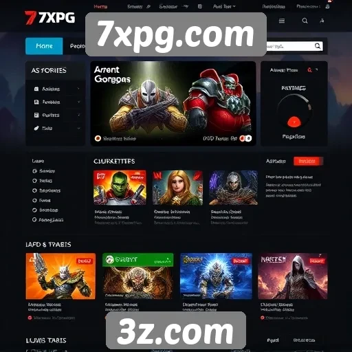 Análise da interface do usuário no 7xpg.com